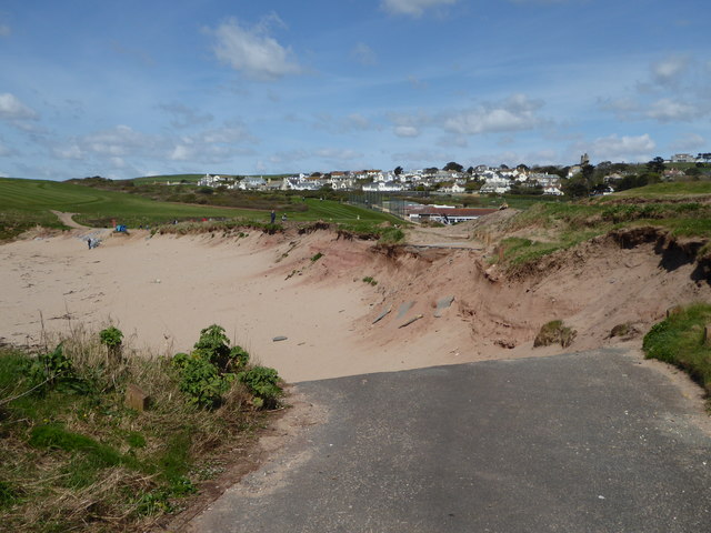 The road to nowhere - Leas Foot Sand, Thurlestone