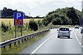 SK7372 : Layby on the Southbound A1 near to East Markham by David Dixon