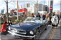 View of a Ford Mustang in the Classic Car Boot Sale in King