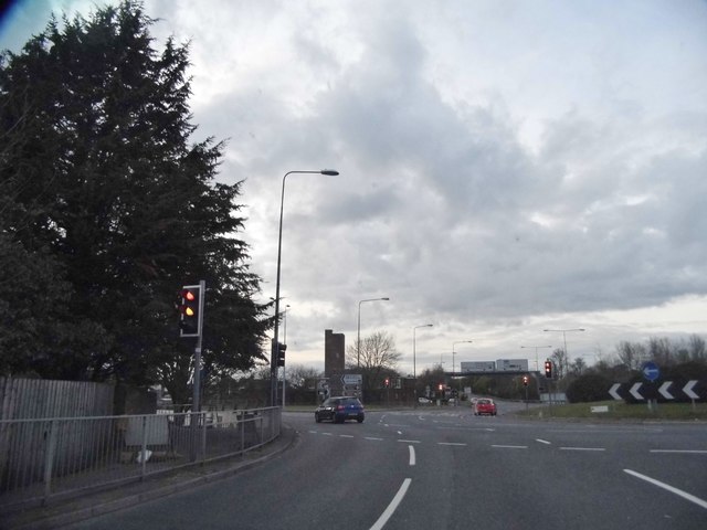 Roundabout on the A339, Newbury