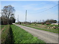 Bales, timber and old machinery