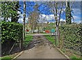 Entrance to Lakeside Allotments, Witney, Oxon