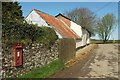 Postbox and outbuildings, Hollacombe