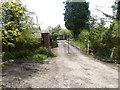 Gateway at bridleway junction