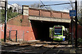 Tram Arriving at Morden Road