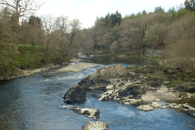 "The Rocks", River Wye, near Builth Wells