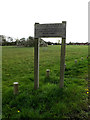 TM1451 : Barham Common sign by Geographer
