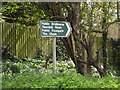 The Slade Bridleway sign