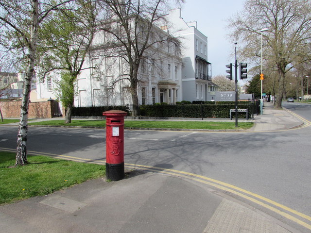Edwardian pillarbox on a Cheltenham corner