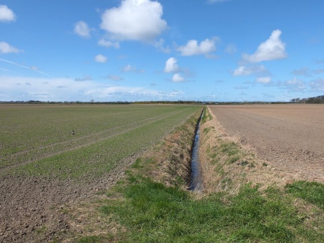 Fields and drains off Engine Lane, Great Altcar