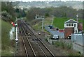 SJ4703 : The railway at Dorrington by Alan Murray-Rust