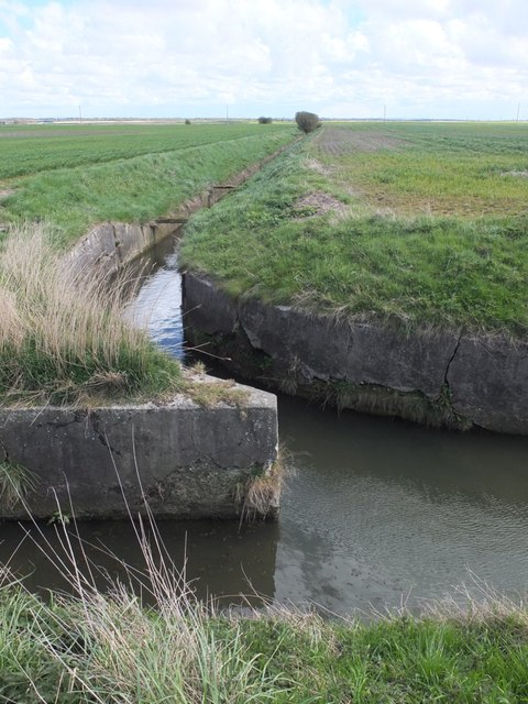 Fields and drains off Engine Lane, Great Altcar