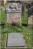 TA0489 : Anne Bronte's Grave, St Mary's Parish Church, Scarborough, Yorkshire by Christine Matthews