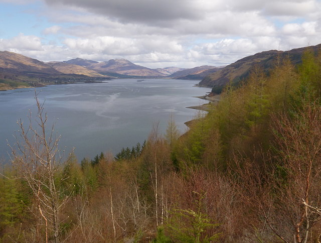View over Loch Carron