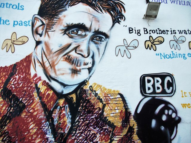 George Orwell mural