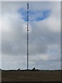 TV Transmitting Station mast near Church Hougham