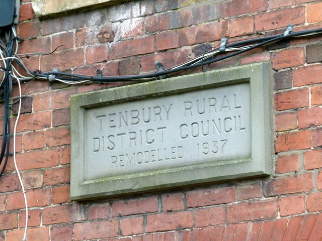Datestone on the old workhouse