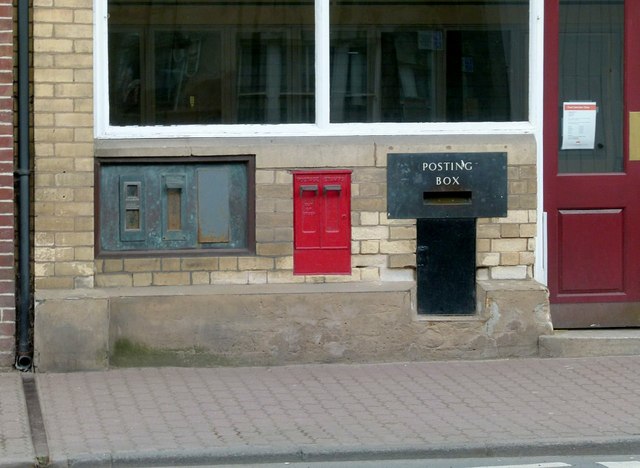 Old stamp machines, former Post Office