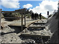 Crumbling pathway, Whiterocks beach, Portrush