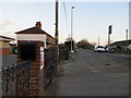 Road (A20) passing through Sellindge