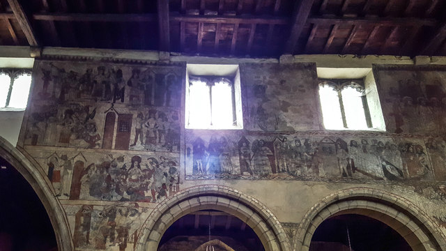 Wall Paintings, Parish Church of St Peter and St Paul, Pickering, Yorkshire