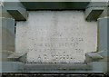 Commemorative stone, Church hall, Presteigne