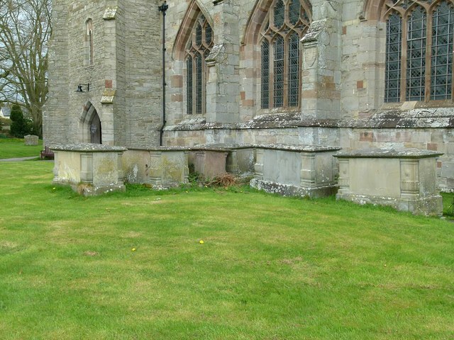 Chest tombs, Presteigne churchyard