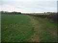 SU5950 : Footpath & Roundgrove Field (36.5 acres) by ad acta