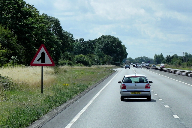 Southbound A1 near to Carlton-on-Trent