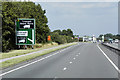 SK7960 : Northbound A1, Sign for Cromwell Services by David Dixon