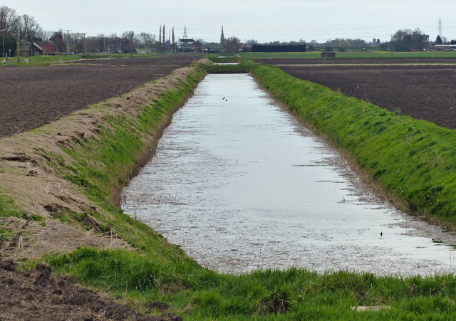 Looking south along Thorney River