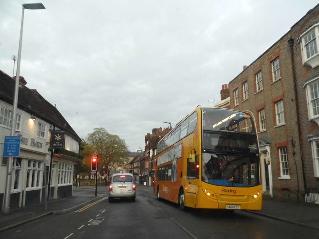 Bus on Castle Street, Reading