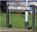 Alder Close sign