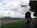 Plane spotters young and old