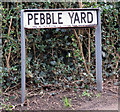 Pebble Yard sign