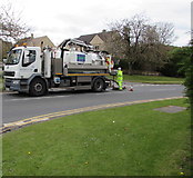 SP0937 : Severn Trent Water lorry in Broadway by Jaggery