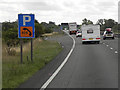 SK8057 : Layby on Southbound A1 near to South Muskham by David Dixon