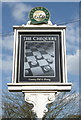 Sign for the Chequers, Bragbury End