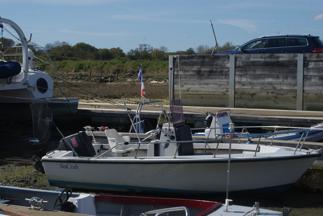 View of SeaCraft moored in the Marina at Mill Rythe