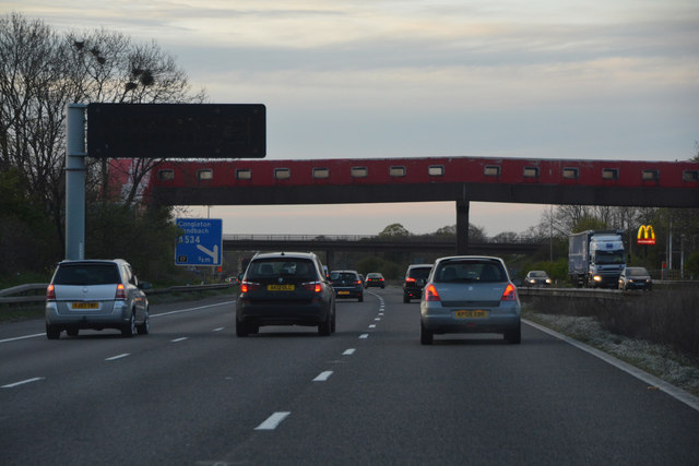 Cheshire East : The M6 Motorway