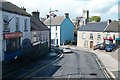 The A2 (Newcastle Road) descending to the bridge over the Aughrim River