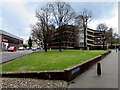 Grassy area at the northern end of Market Parade, Gloucester