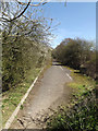 TL1814 : Footpath to Ayot Green Way by Geographer