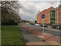 Segregated cycle path, Dewsbury Road