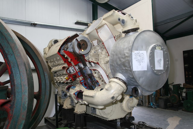 Anson Engine Museum - Napier Deltic engine