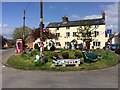 Decorated village green