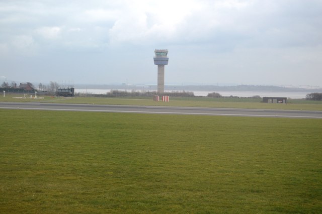 Runway & control Tower, Liverpool Airport