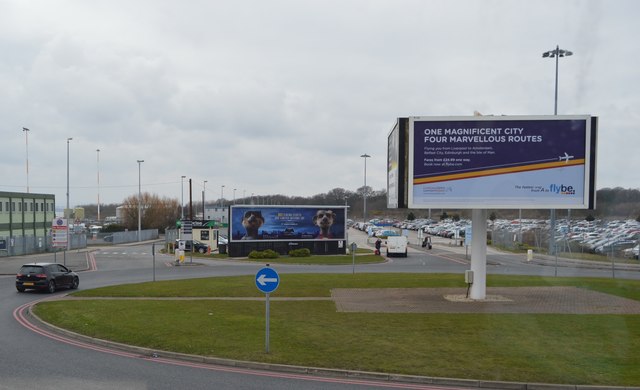 Roundabout, Liverpool Airport © N Chadwick cc-by-sa/2.0 :: Geograph ...
