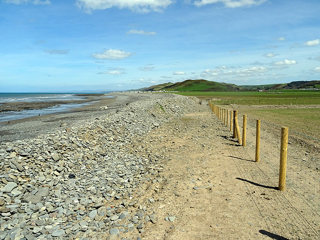 The Wales Coast Path south of Llanrhystud