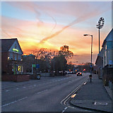 SK5837 : Bridgford Road sunset by John Sutton